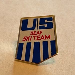 US DEAF SKI TEAM pin